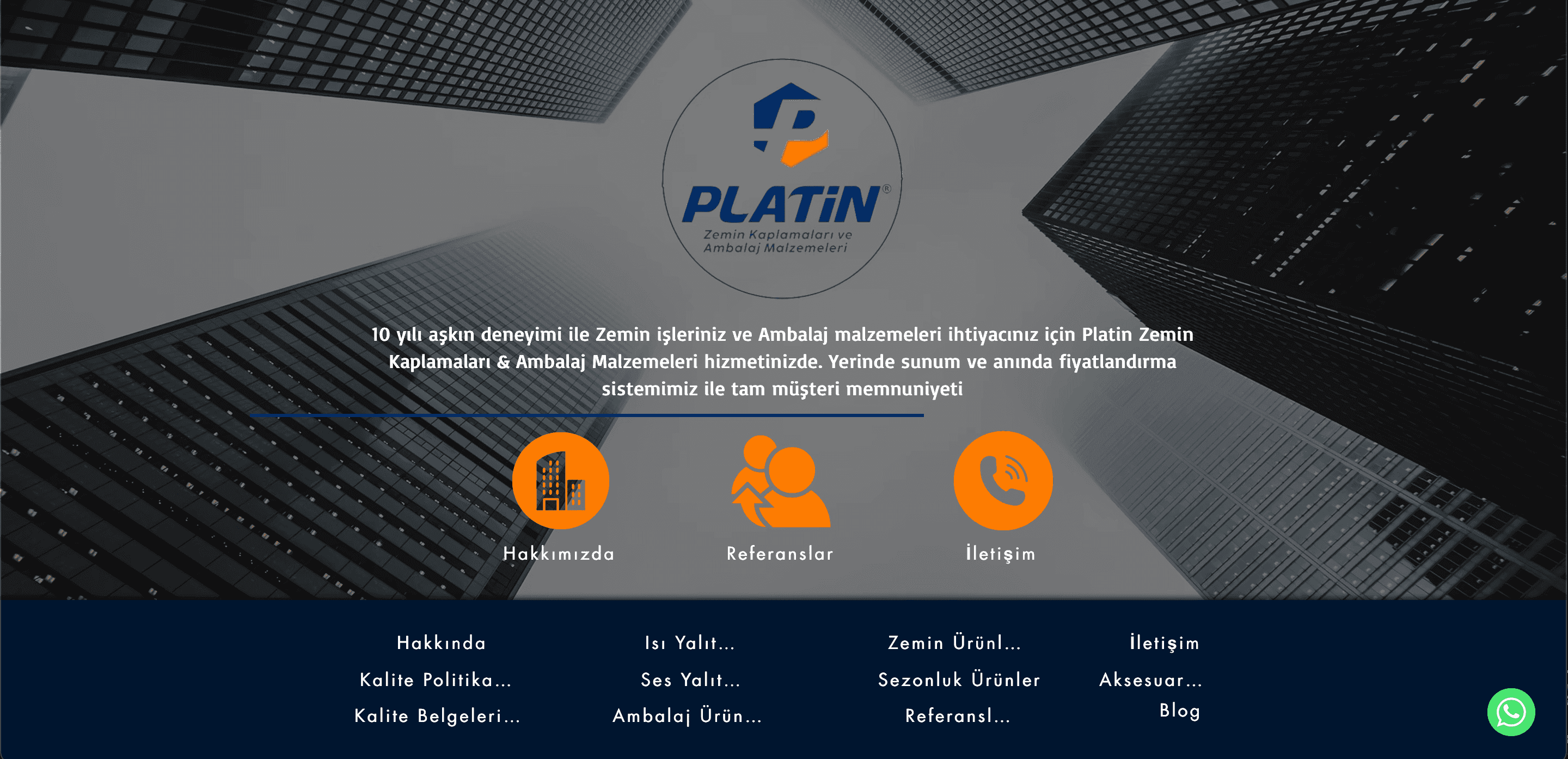 Platin Footer Section