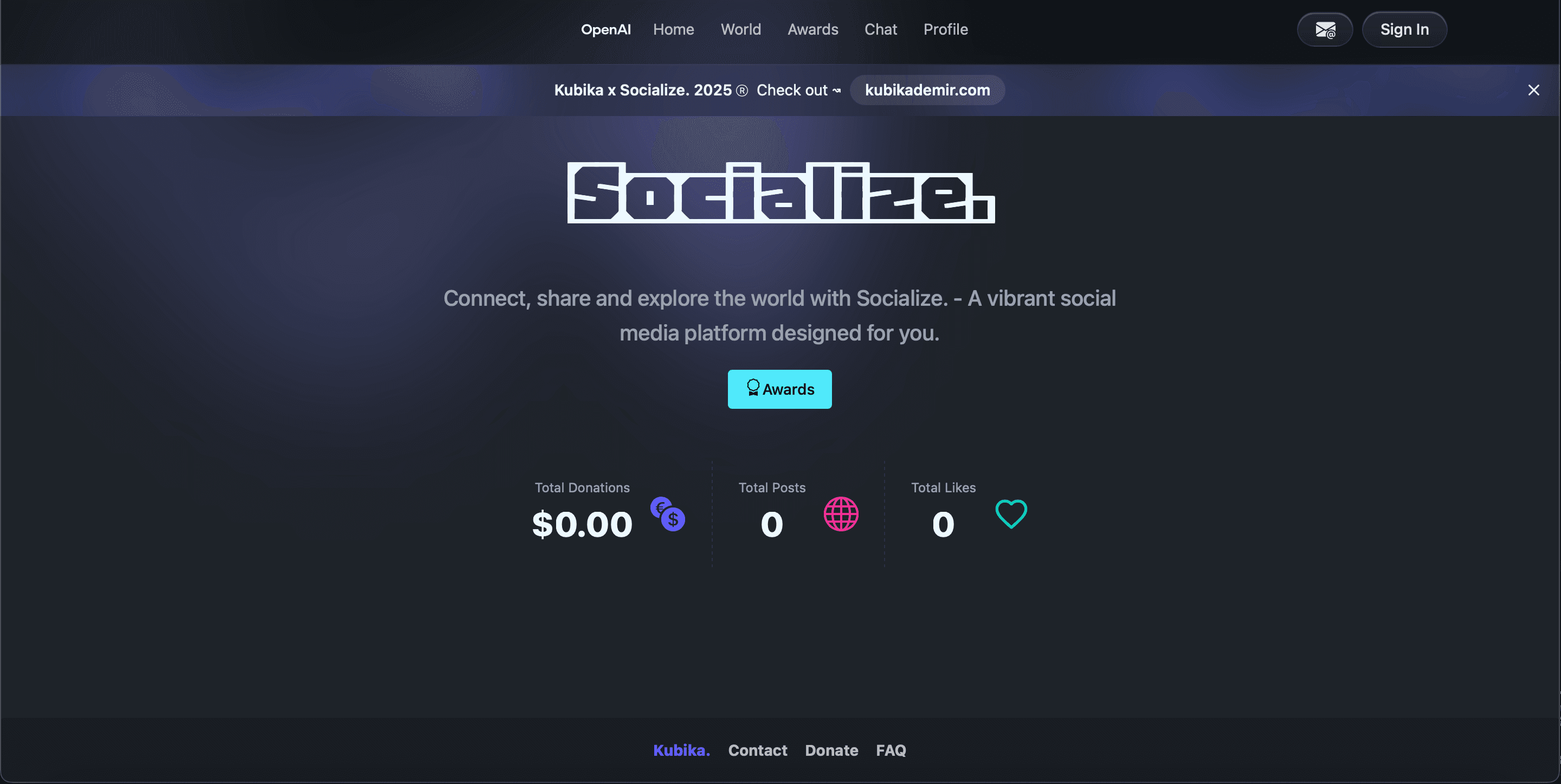 Socialzie Hero Section